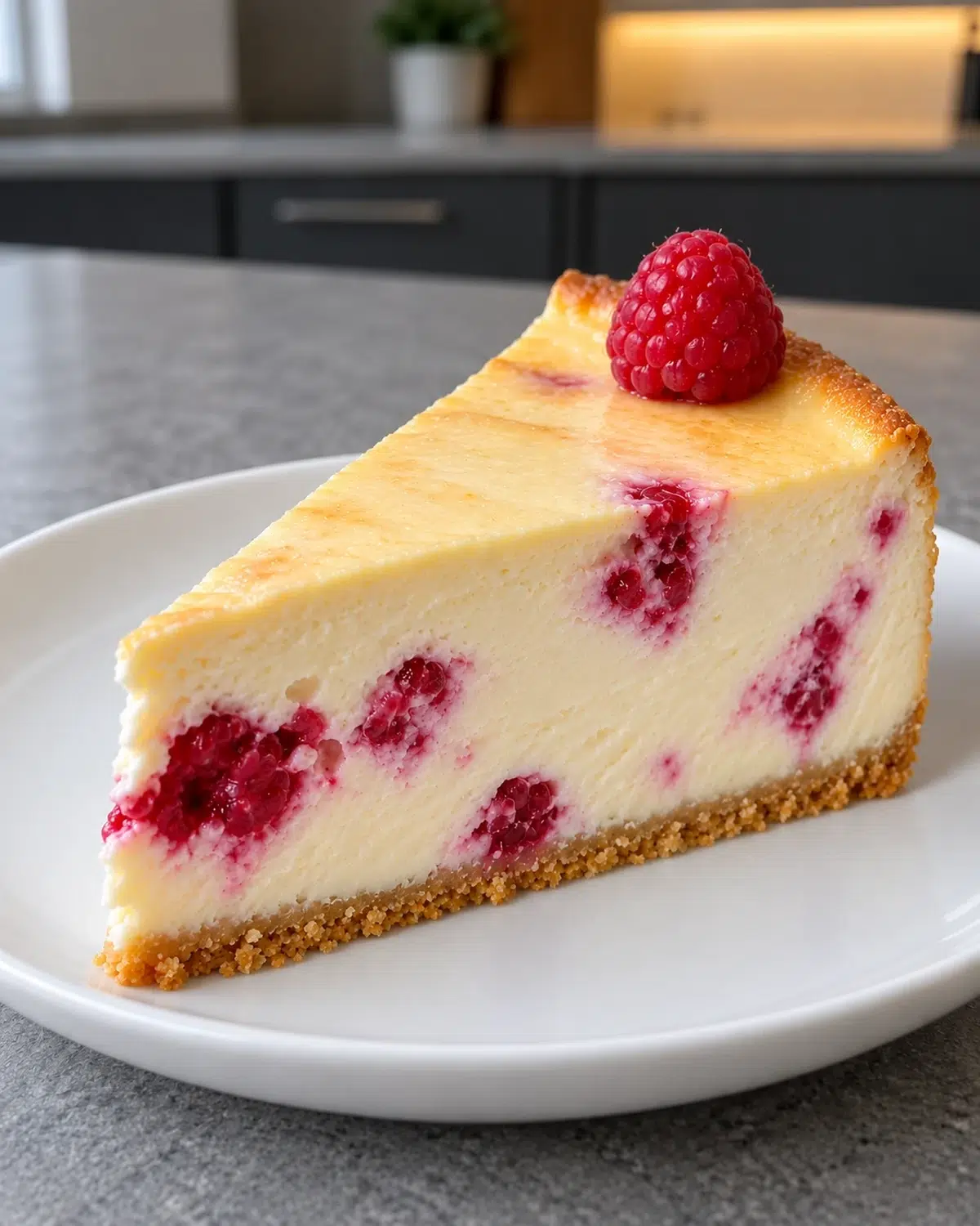Sugar-Free Raspberry Cheesecake (Easy, 3g Net Carbs)